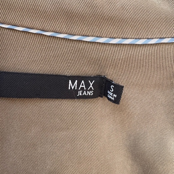 Max Jeans Olive Jacket Size S - Picture 3 of 10